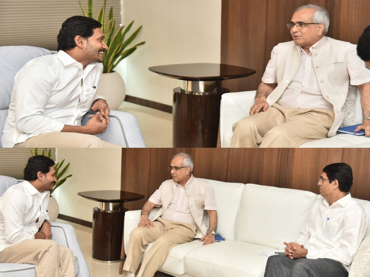 Niti Aayog Vice Chairman Meets Cm Jagan Amaravati Photo Gallery - Sakshi5