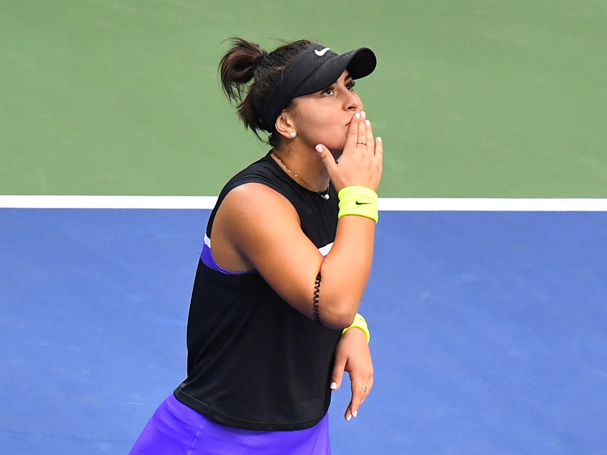 Bianca Andreescu Celebrates in US Open Win Photo Gallery - Sakshi7