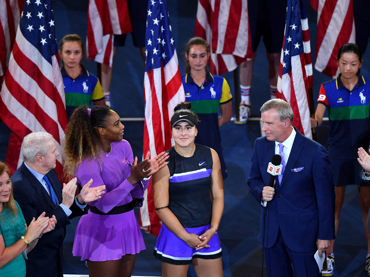 Bianca Andreescu Celebrates in US Open Win Photo Gallery - Sakshi8