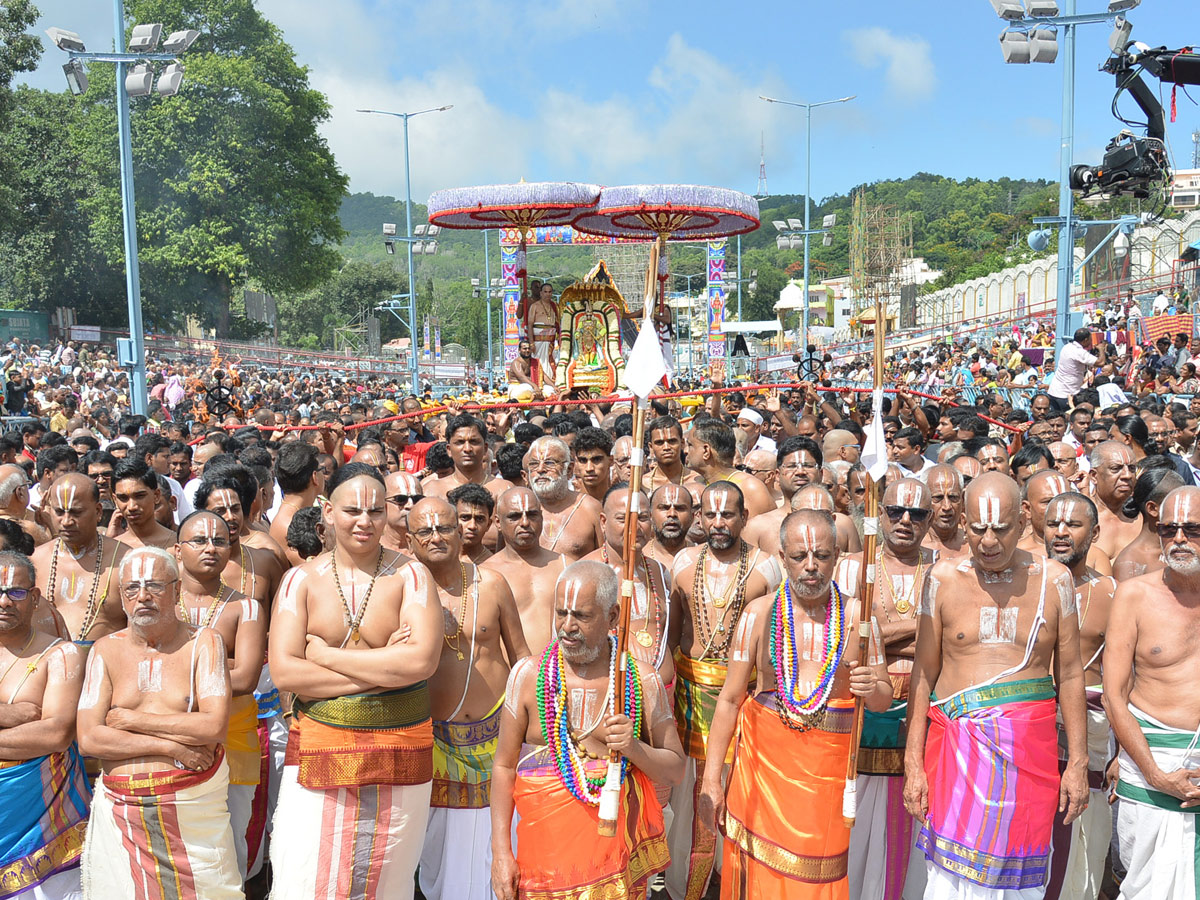 Bramotsavams Sri vari Chinnasesha Vahana at Tirumala Photo Gallery - Sakshi24