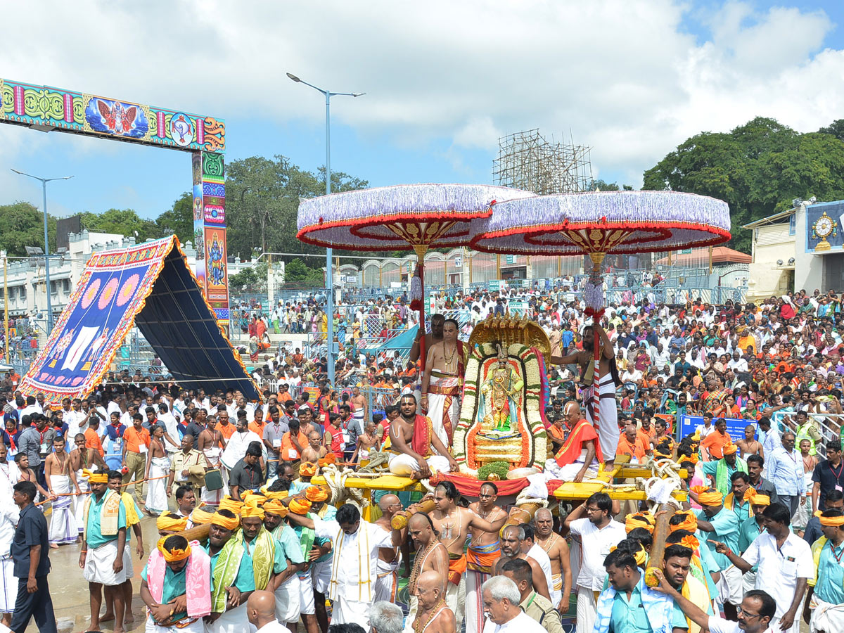 Bramotsavams Sri vari Chinnasesha Vahana at Tirumala Photo Gallery - Sakshi26