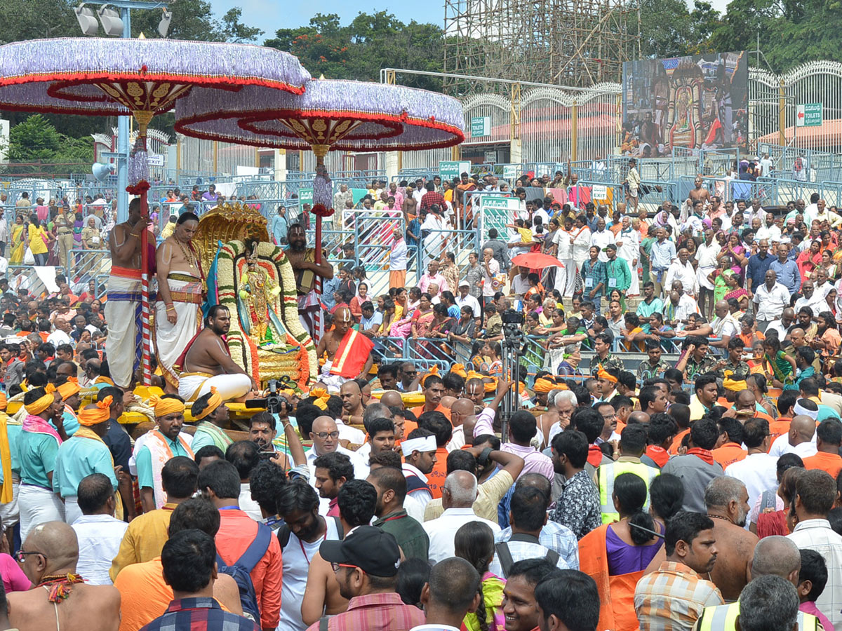 Bramotsavams Sri vari Chinnasesha Vahana at Tirumala Photo Gallery - Sakshi38