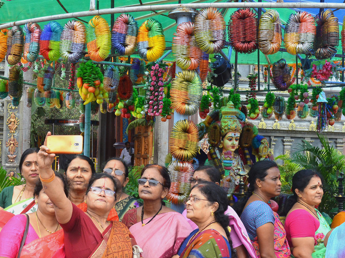 Vijayawada Kanaka Durgamma Gajula Mahotsavam Photo Gallery - Sakshi15