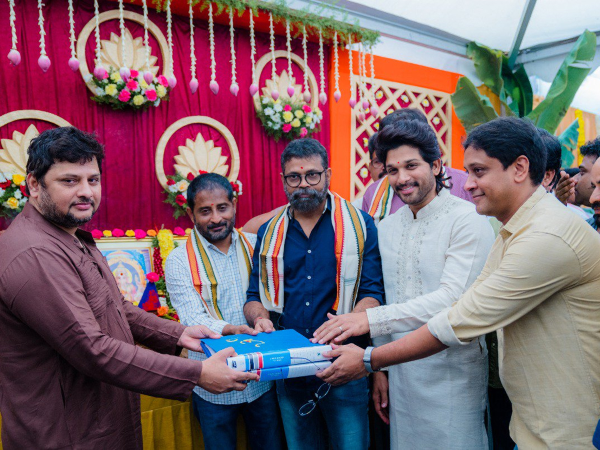 Allu Arjun And Sukumar New Movie Opening Photo Gallery - Sakshi1