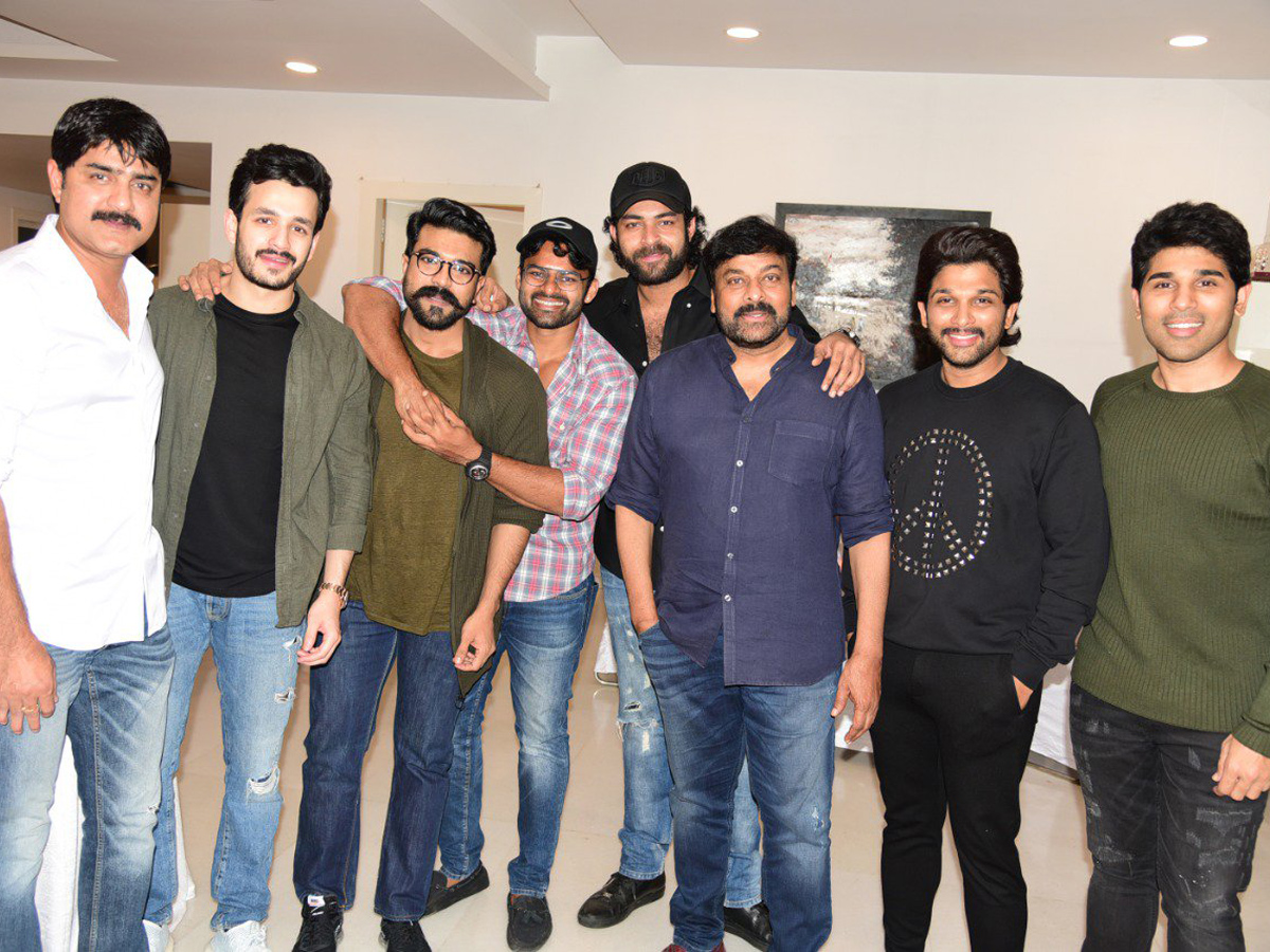 Allu Family Gives Success Party in Sye Raa Narasimha Reddy Photo Gallery - Sakshi1