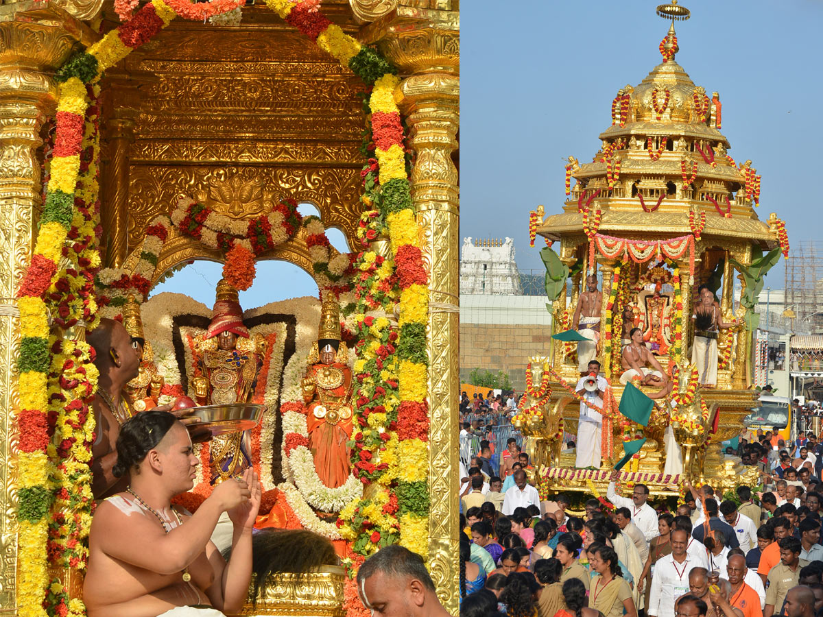 Tirumala Srivari Brahmotsavam Garuda Vaahana Seva Photo Gallery - Sakshi11