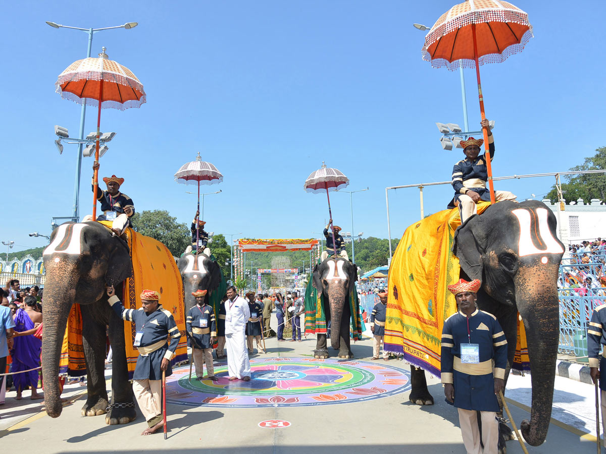 Tirumala Srivari Brahmotsavam Garuda Vaahana Seva Photo Gallery - Sakshi8