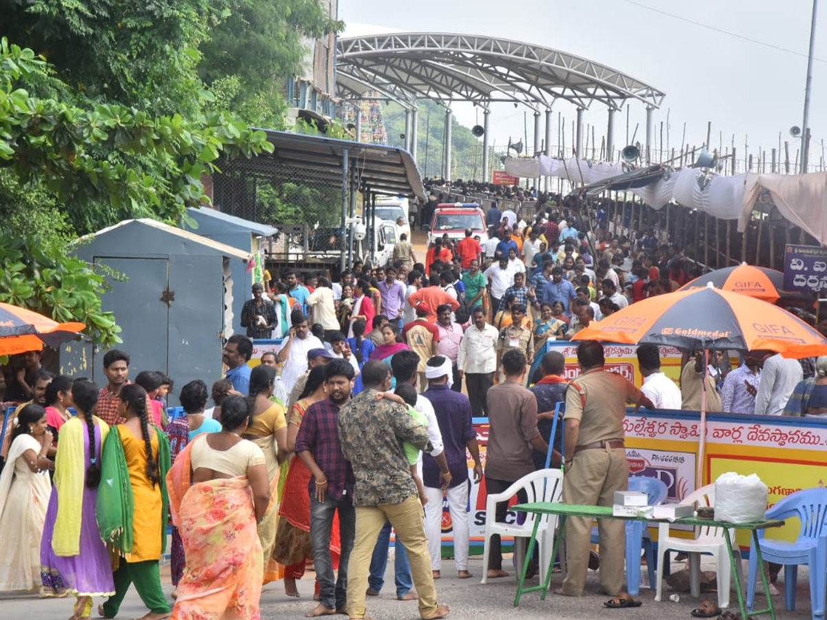 Huge Devotees Crowd In Kanaka Durga Temple At Vijayawada Photo Gallery - Sakshi15