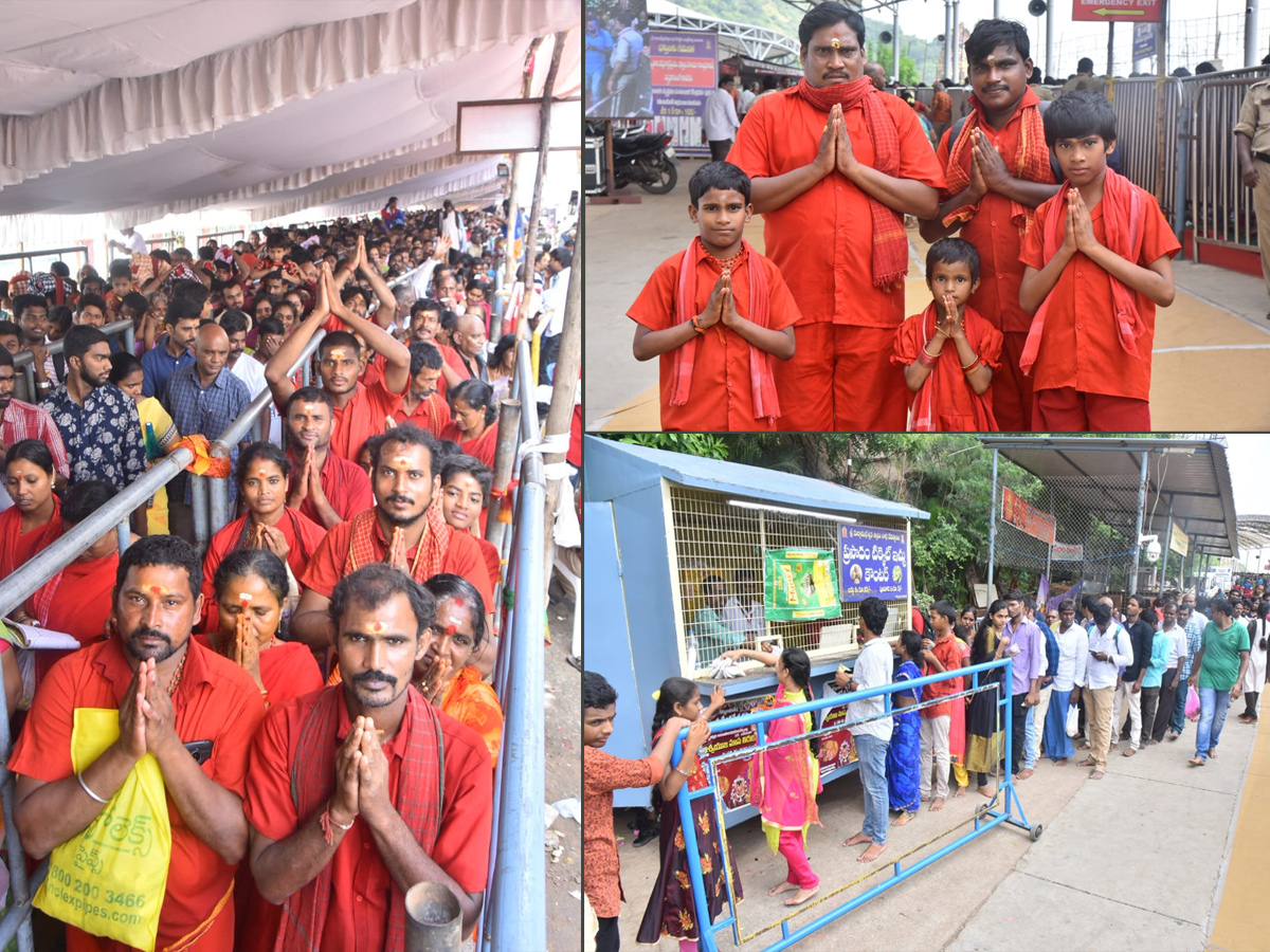 Huge Devotees Crowd In Kanaka Durga Temple At Vijayawada Photo Gallery - Sakshi16