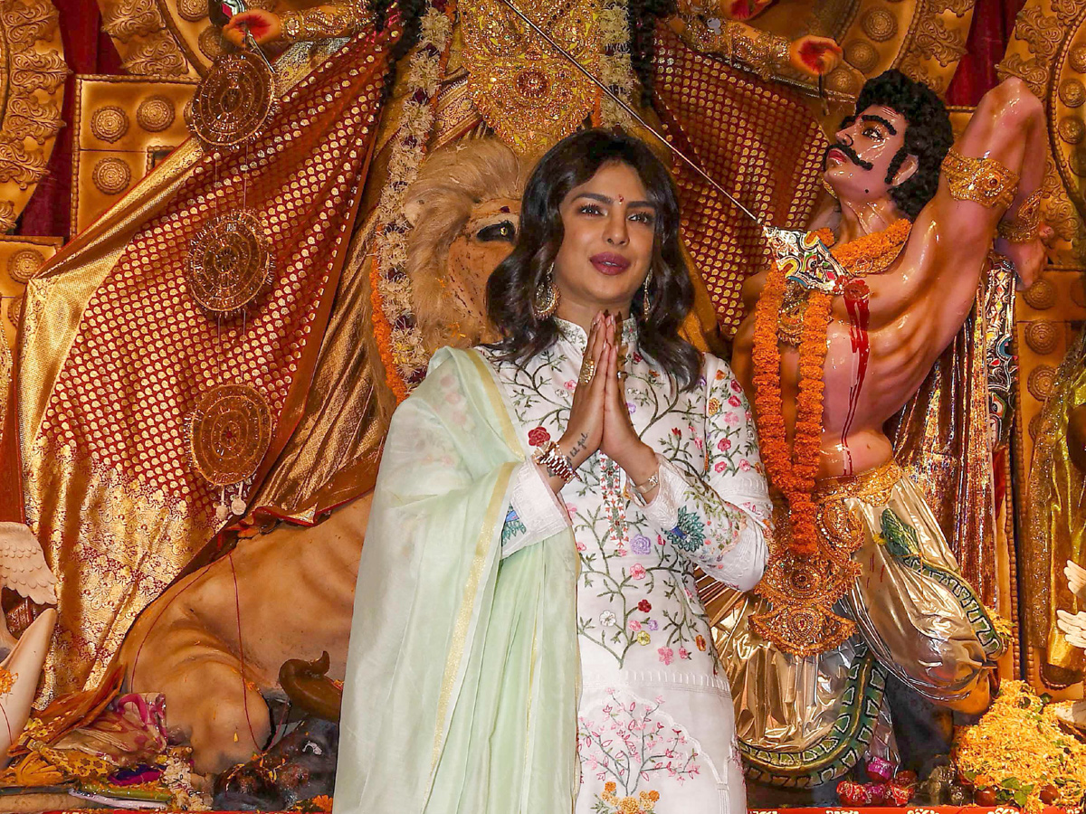 Bollywood celebrities Durga Puja Festival 2019 Photo Gallery - Sakshi11