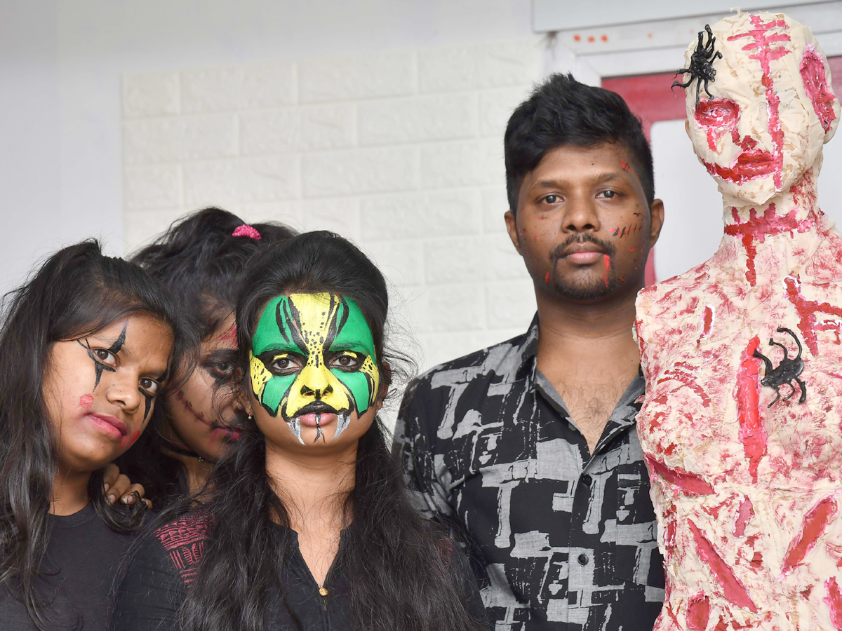 virtuso instute of fashion desing at panjagutta halloween nite Photo Gallery - Sakshi8