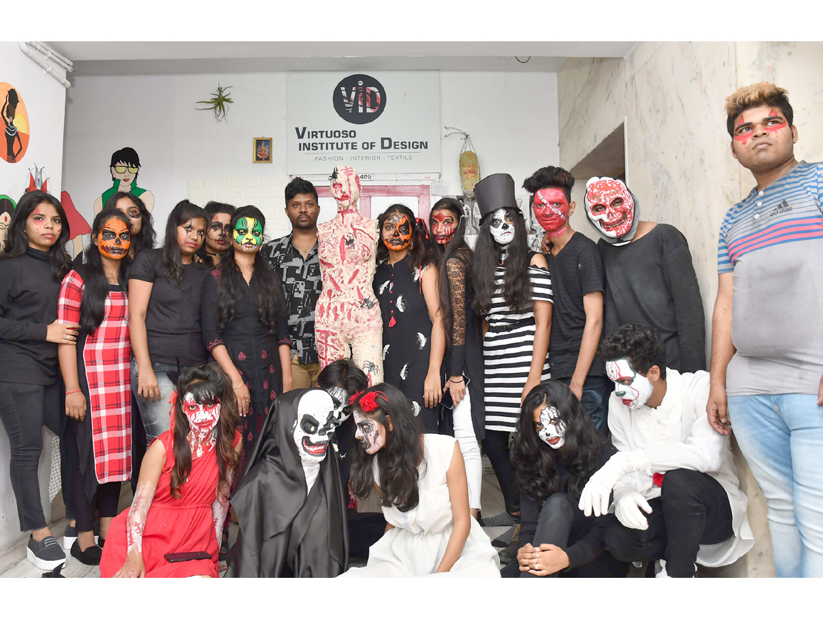 virtuso instute of fashion desing at panjagutta halloween nite Photo Gallery - Sakshi9