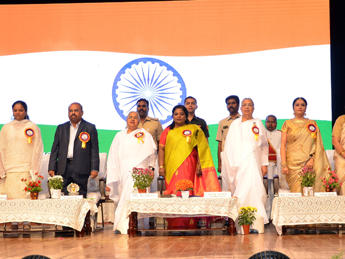 Brahma Kumaris Bathukamma Grand Celebrations in Gachibowli Stadium - Sakshi5