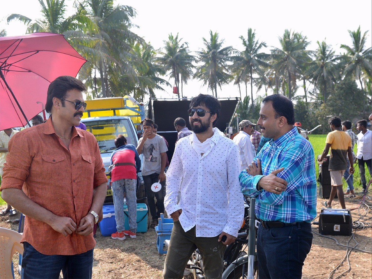 Venky Mama Working Stills Photo Gallery - Sakshi2