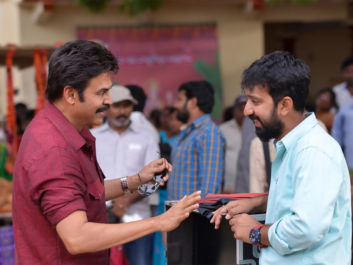 Venky Mama Working Stills Photo Gallery - Sakshi3