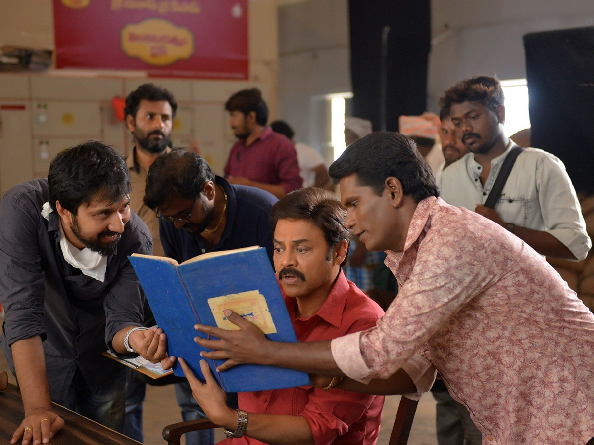 Venky Mama Working Stills Photo Gallery - Sakshi6