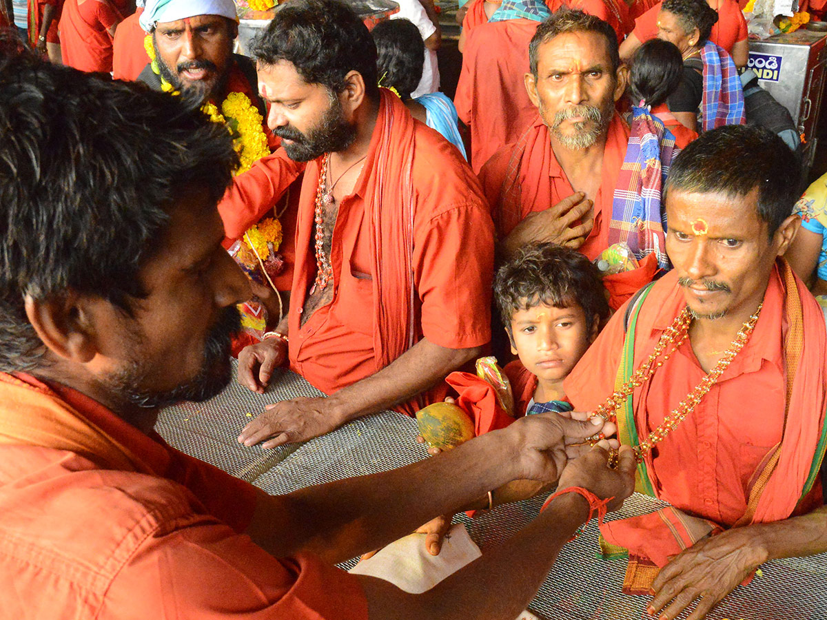 Bhavani Deeksha Maladharana begins in Vijayawada Photo Gallery - Sakshi15