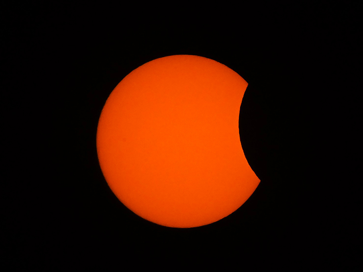 Solar Eclipse Begins Enthralling View Sky Photo Gallery - Sakshi1