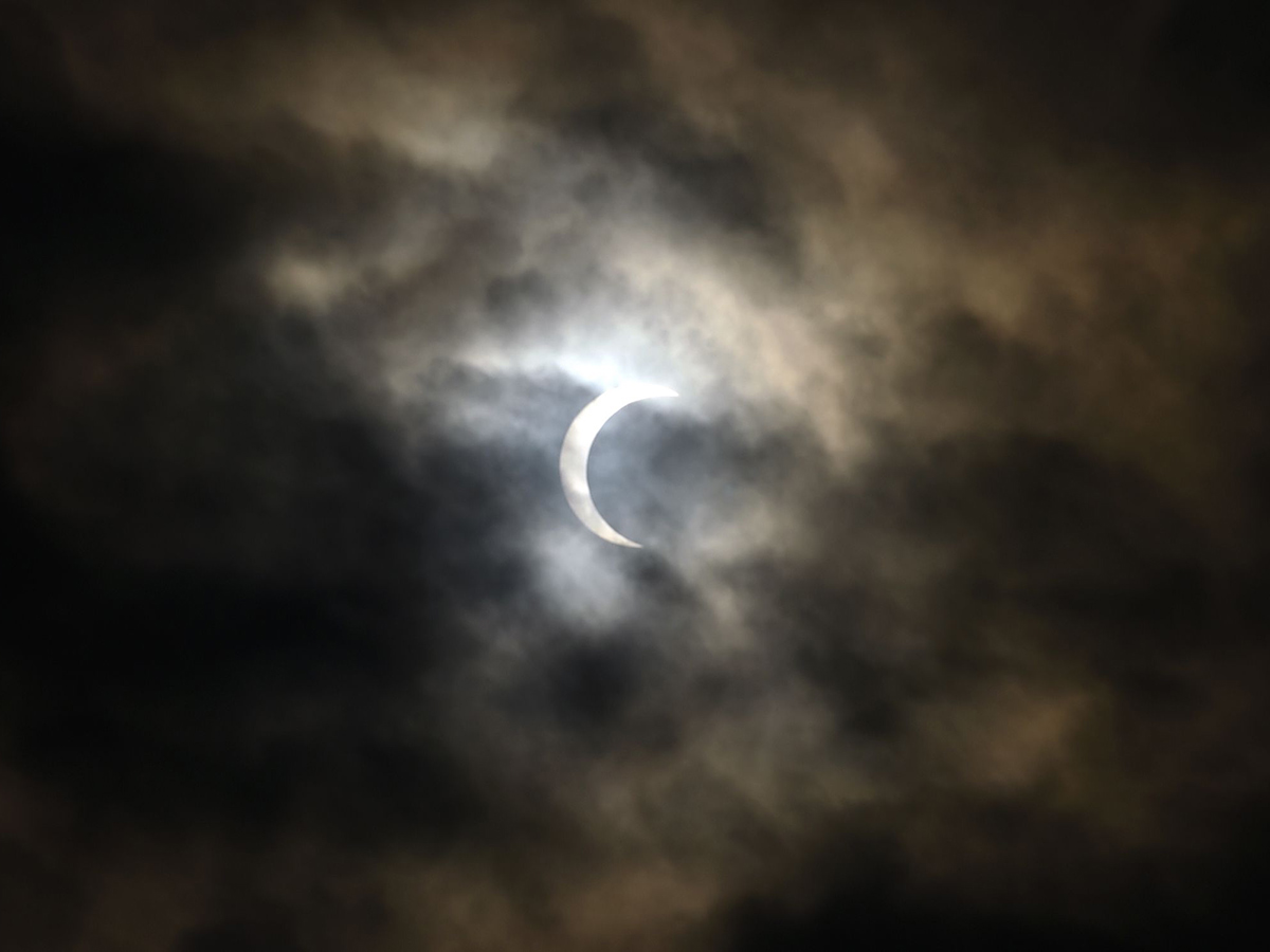 Solar Eclipse Begins Enthralling View Sky Photo Gallery - Sakshi18