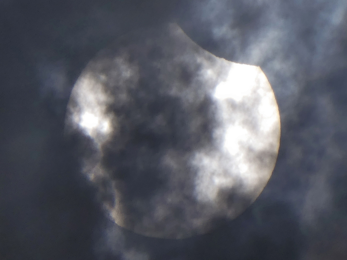 Solar Eclipse Begins Enthralling View Sky Photo Gallery - Sakshi20