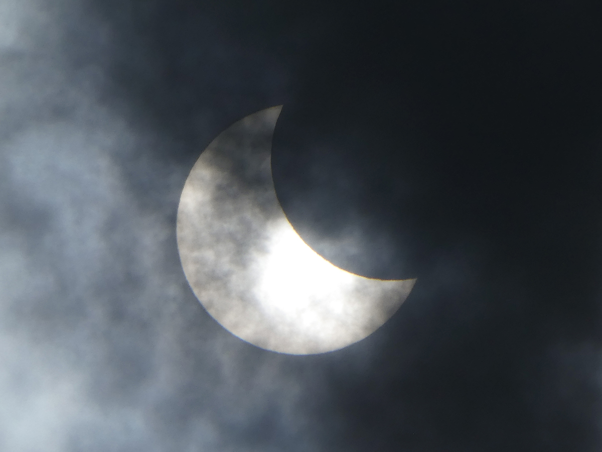 Solar Eclipse Begins Enthralling View Sky Photo Gallery - Sakshi3