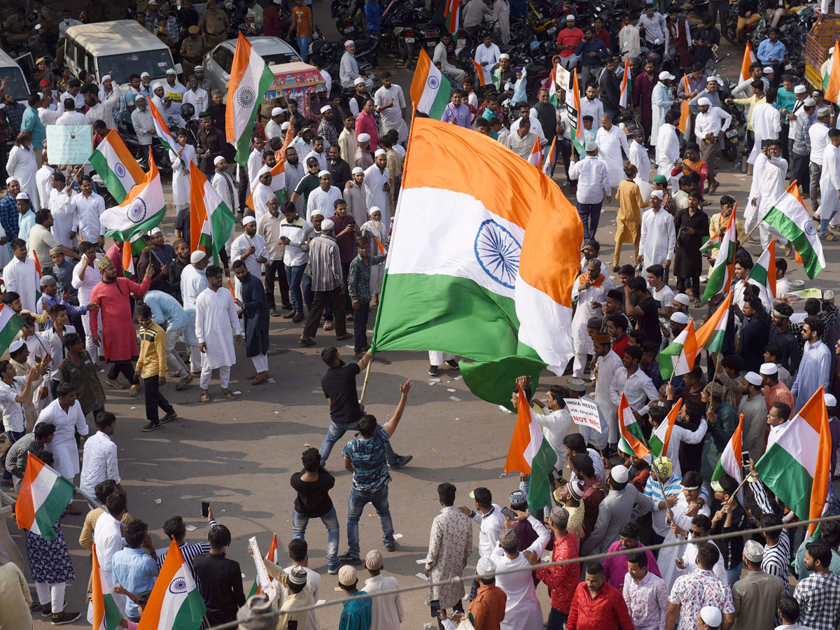 Tiranga Rally against CAA taken out in Hyderabad Photo Gallery - Sakshi2