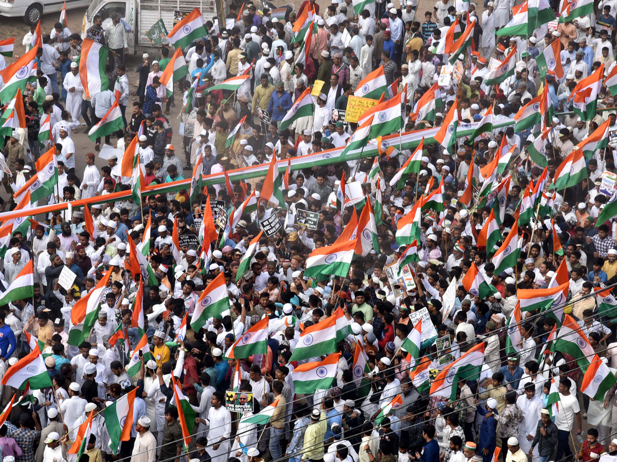 Tiranga Rally against CAA taken out in Hyderabad Photo Gallery - Sakshi12