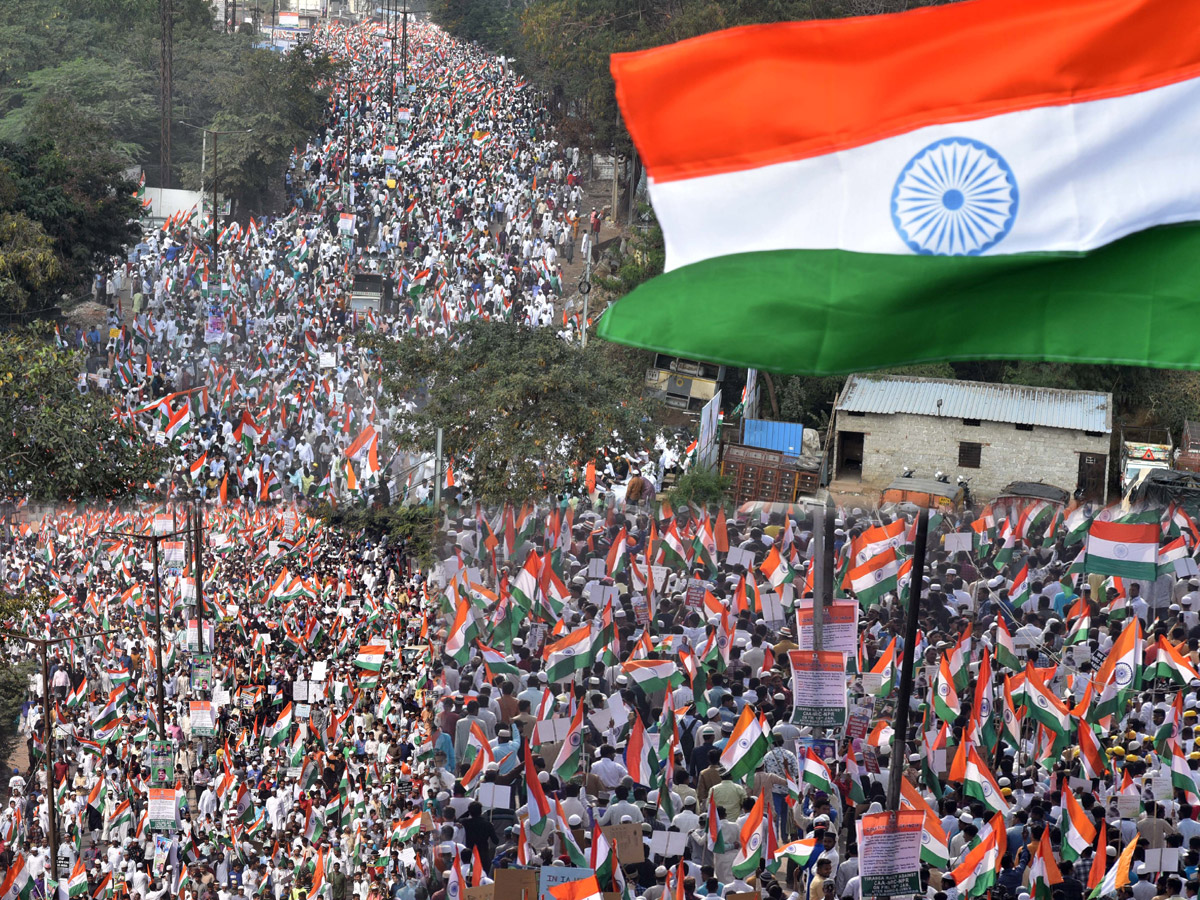 Tiranga Rally against CAA taken out in Hyderabad Photo Gallery - Sakshi1