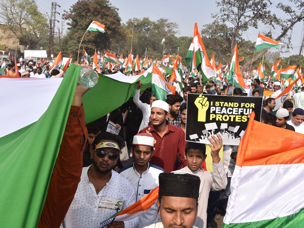 Tiranga Rally against CAA taken out in Hyderabad Photo Gallery - Sakshi16