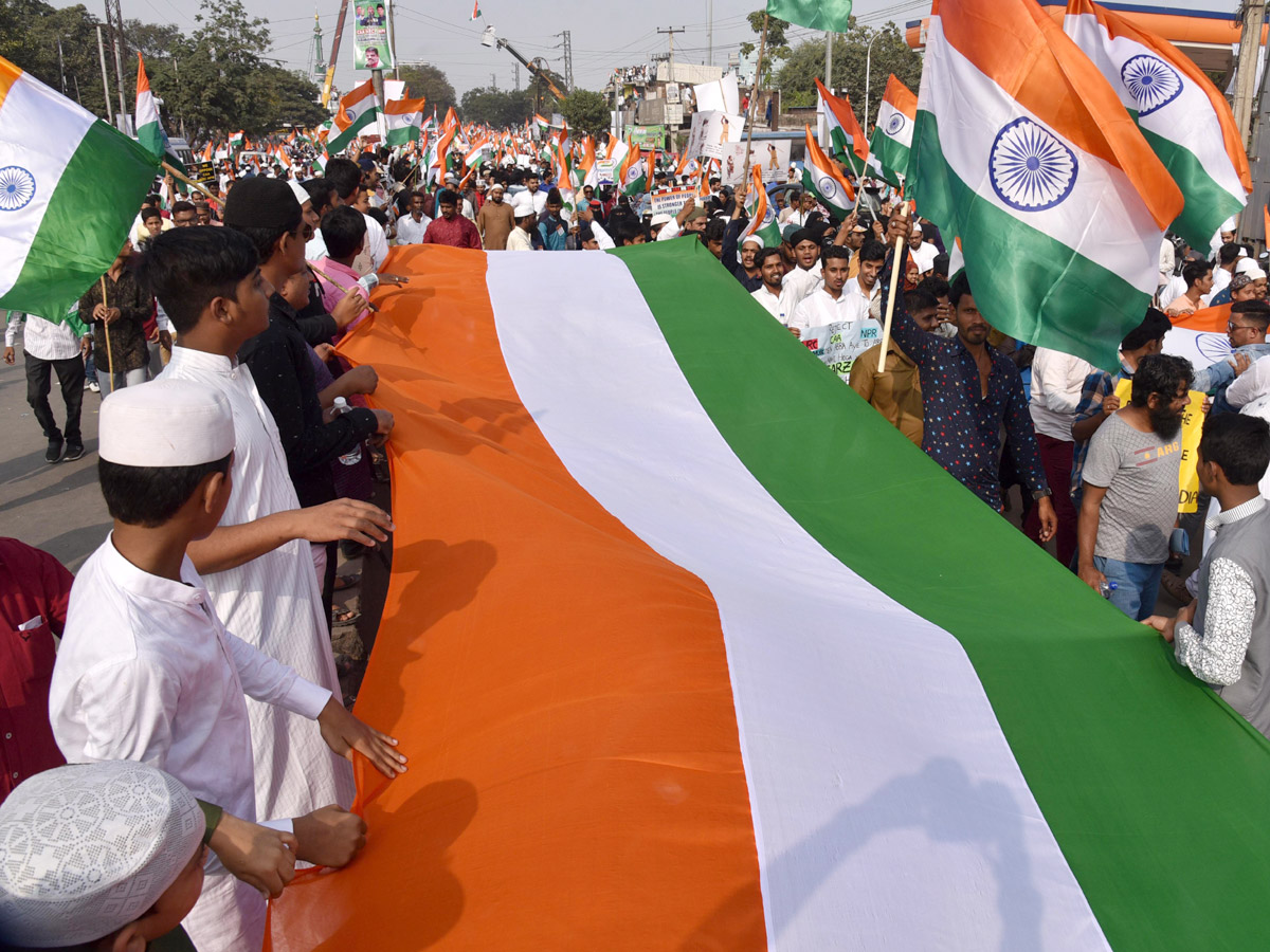 Tiranga Rally against CAA taken out in Hyderabad Photo Gallery - Sakshi18