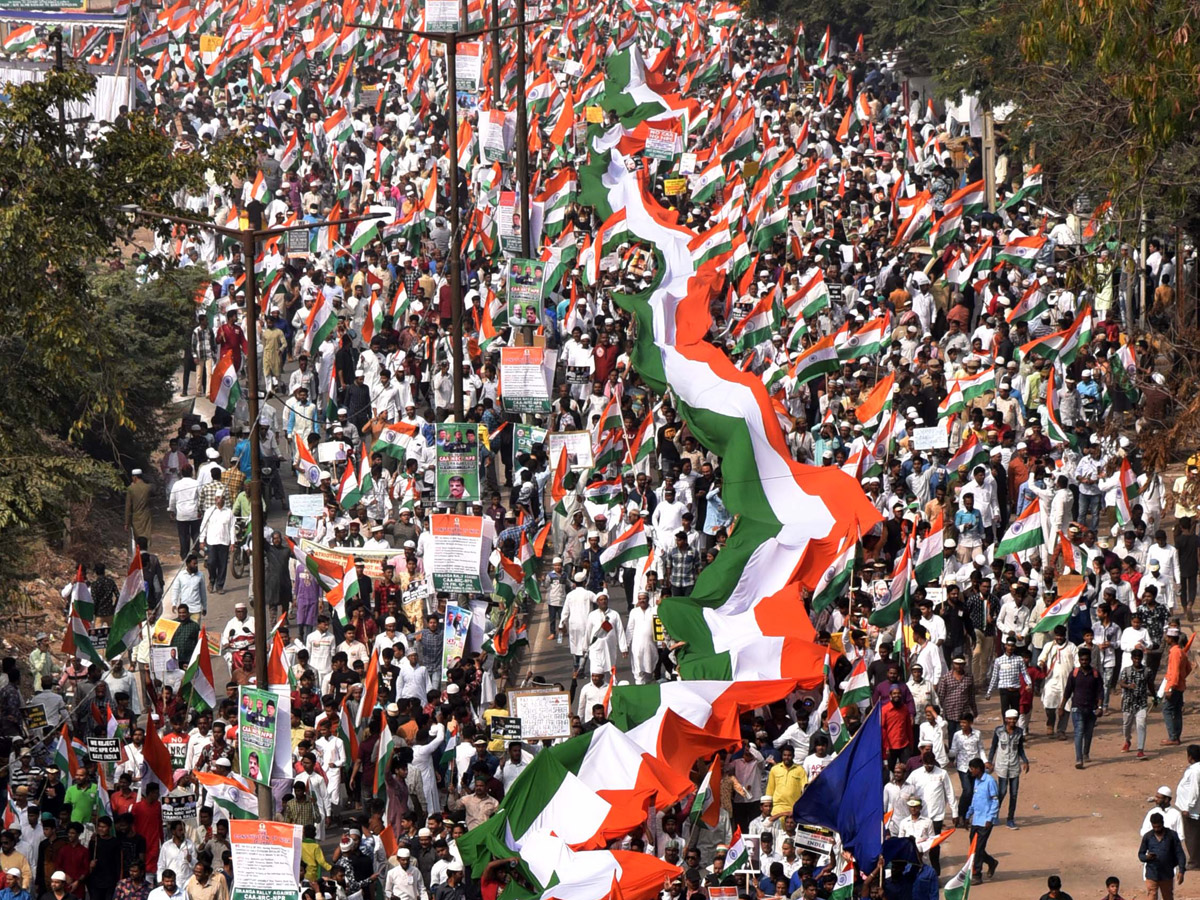 Tiranga Rally against CAA taken out in Hyderabad Photo Gallery - Sakshi3