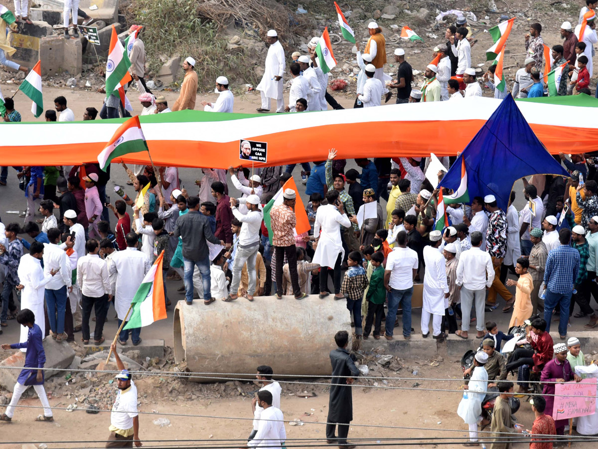 Tiranga Rally against CAA taken out in Hyderabad Photo Gallery - Sakshi4