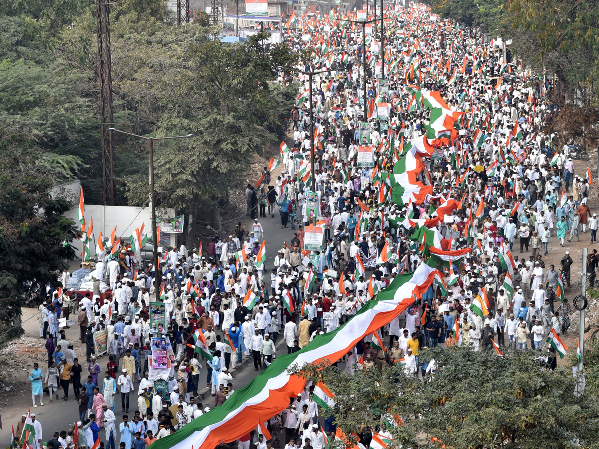 Tiranga Rally against CAA taken out in Hyderabad Photo Gallery - Sakshi6