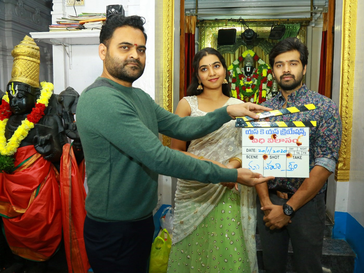  Vidhi Vilasam Adith Arun Shivathmika Movie Launch Photo Gallery - Sakshi3