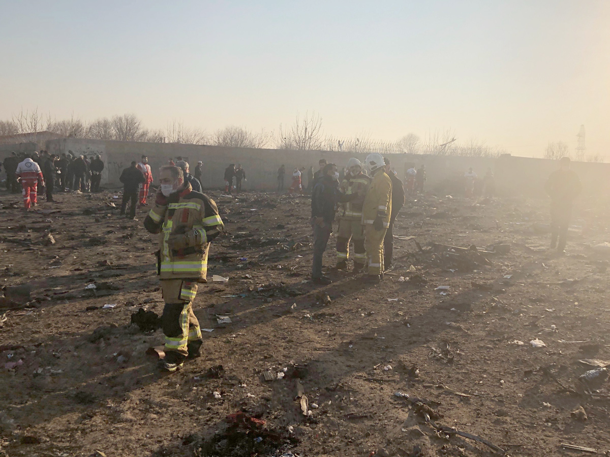 Ukrainian passenger plane crashes in Iran Photo Gallery - Sakshi2