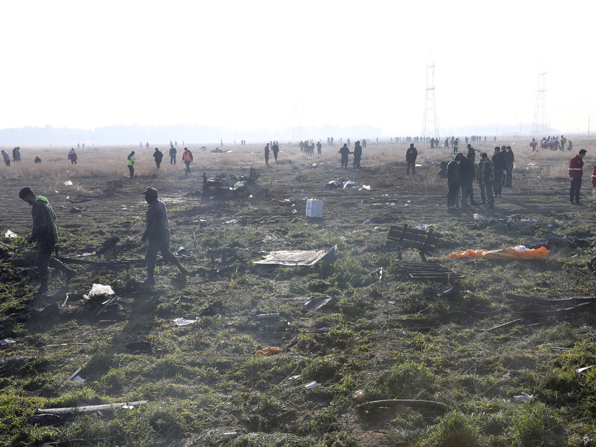 Ukrainian passenger plane crashes in Iran Photo Gallery - Sakshi5