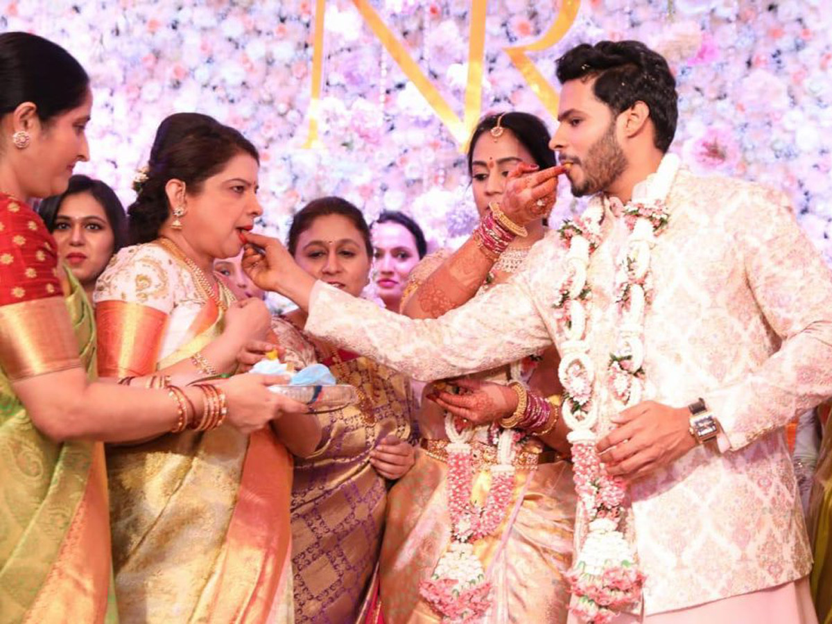 Nikhil Kumaraswamy and Revathi Engagement Ceremony Photo Gallery - Sakshi3