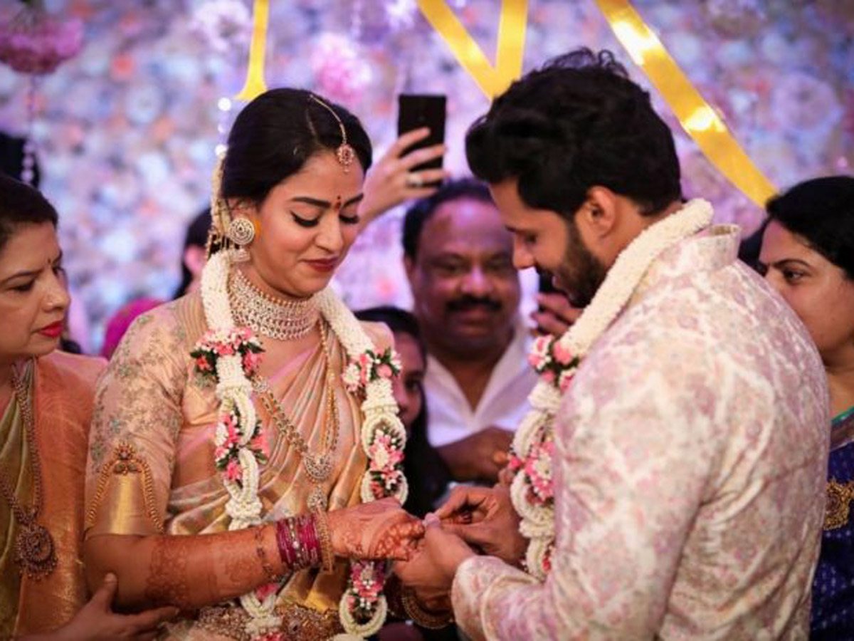 Nikhil Kumaraswamy and Revathi Engagement Ceremony Photo Gallery - Sakshi7