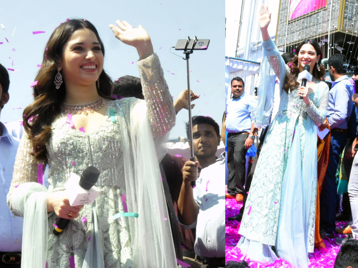 Nizamabad Malabar Gold Daimonds Grand Opening By Tamanna Bhatia - Sakshi1