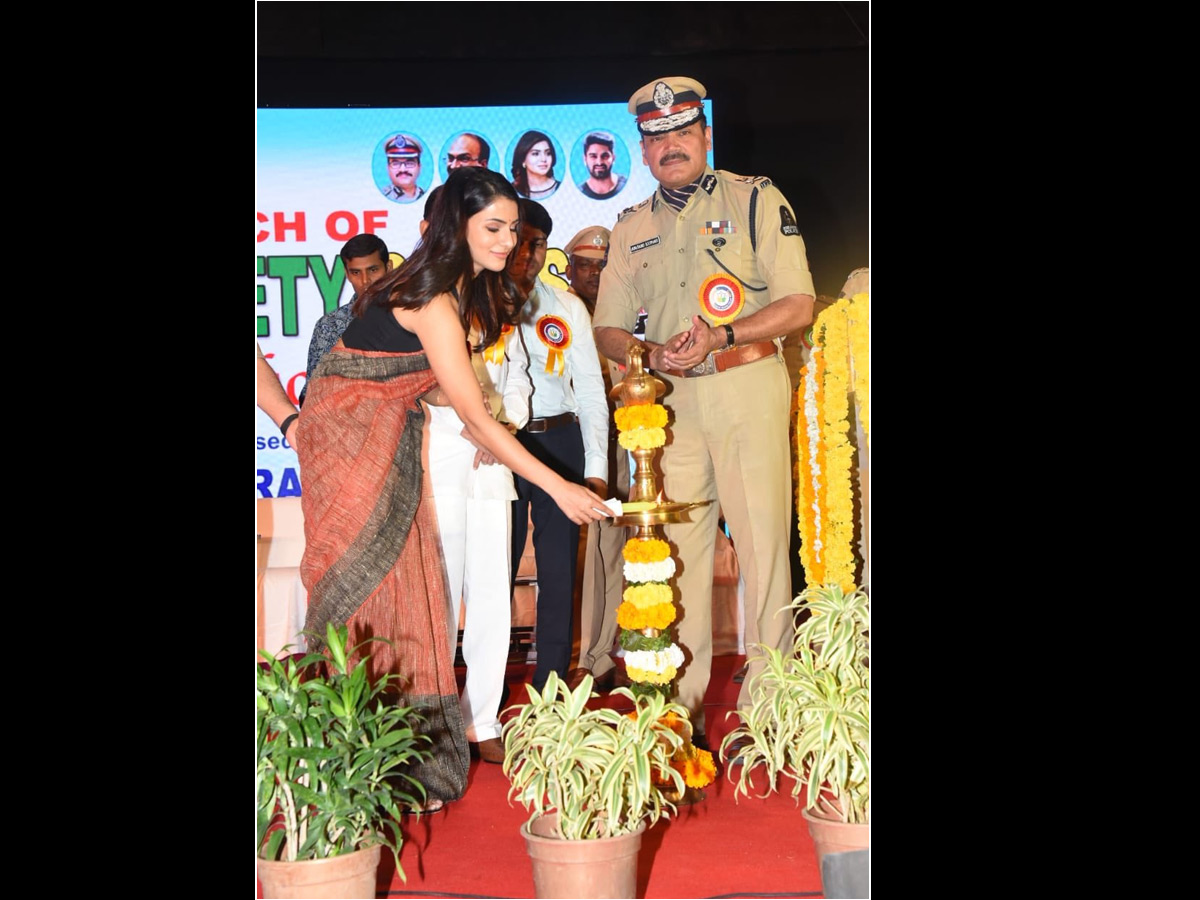 Naga Shaurya And Samantha Team Up To Promote Road Safety - Sakshi16