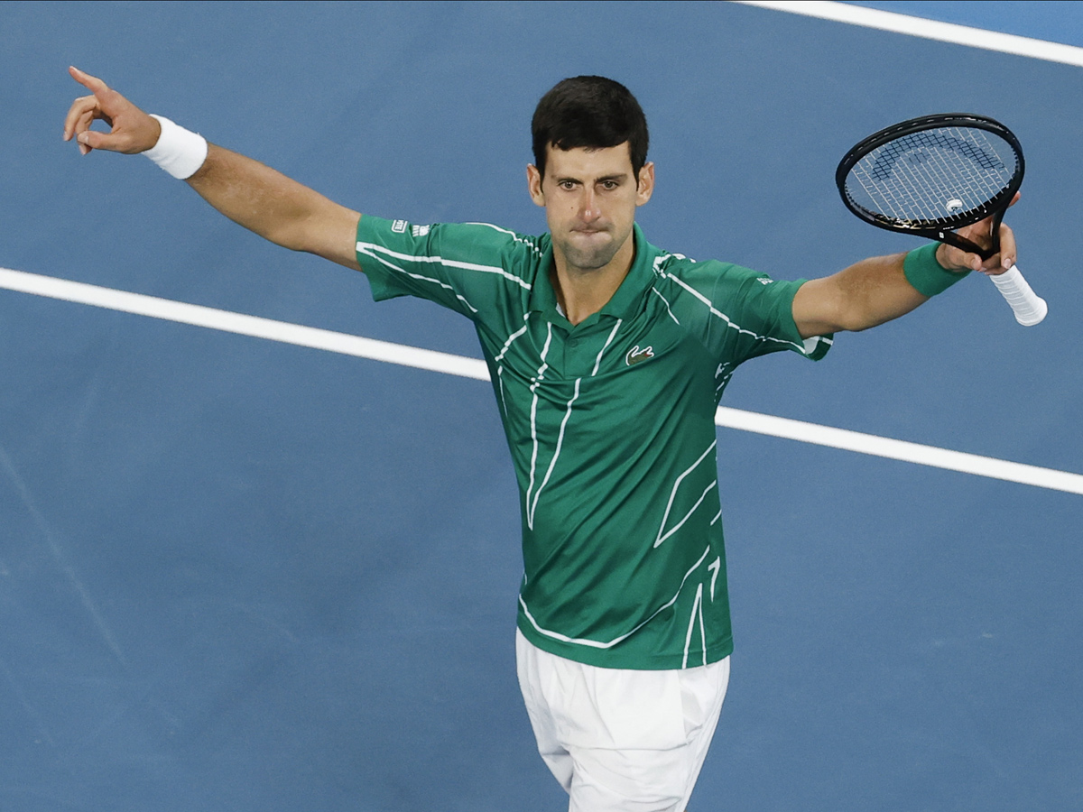 Novak Djokovic Beats Dominic Thiem To Clinch 8th Title Photo Gallery - Sakshi8