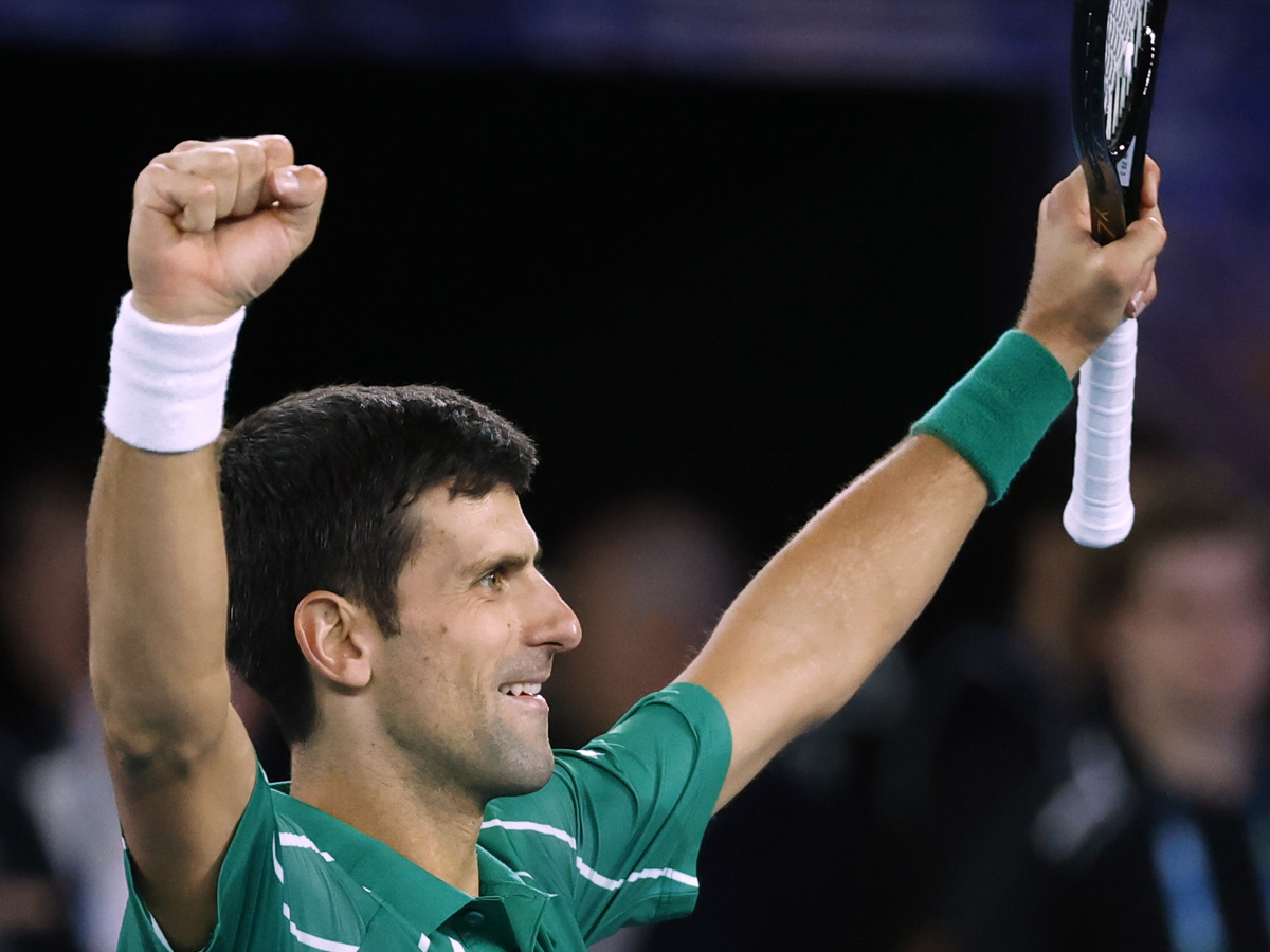 Novak Djokovic Beats Dominic Thiem To Clinch 8th Title Photo Gallery - Sakshi9