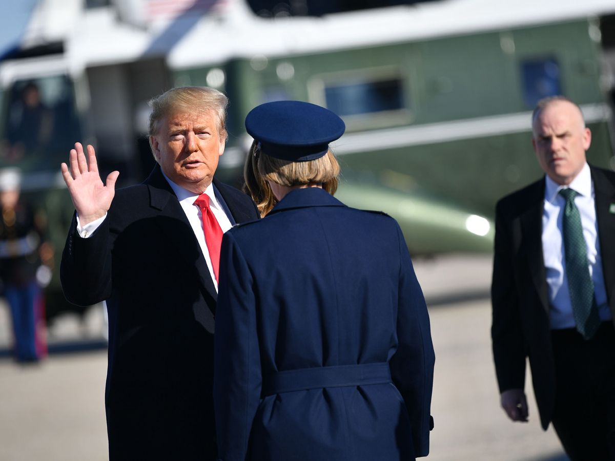 Donald Trump India Visit US President Starts From Washington DC Photo Gallery - Sakshi11