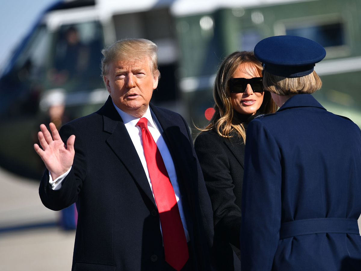 Donald Trump India Visit US President Starts From Washington DC Photo Gallery - Sakshi1