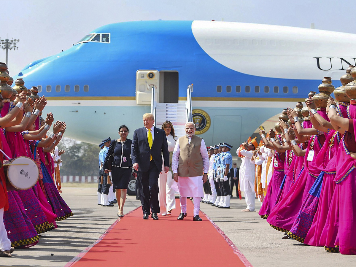 Donald Trump In India Visit - Sakshi2