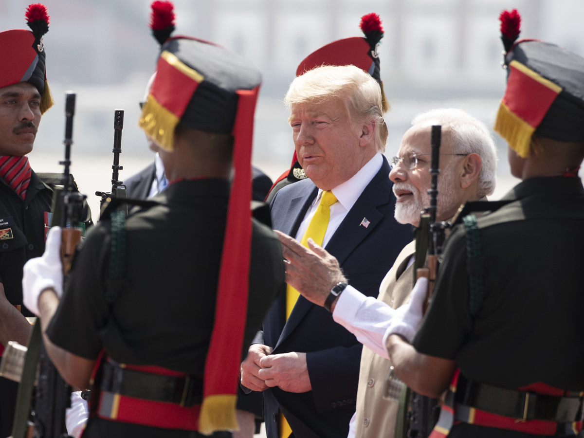 Donald Trump In India Visit - Sakshi9