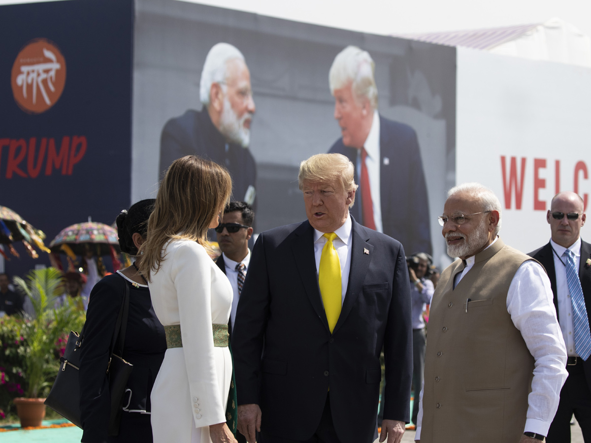 Donald Trump In India Visit - Sakshi10