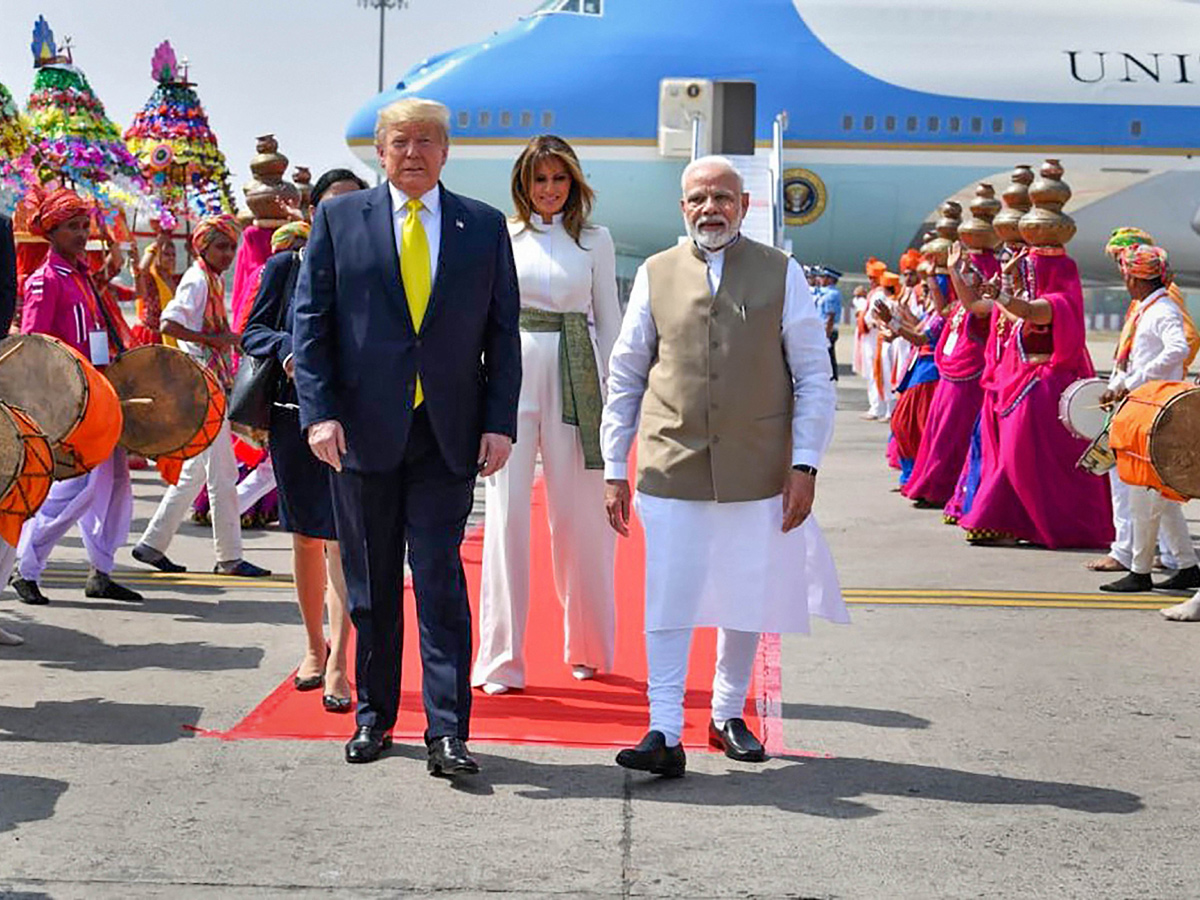 Donald Trump In India Visit - Sakshi11