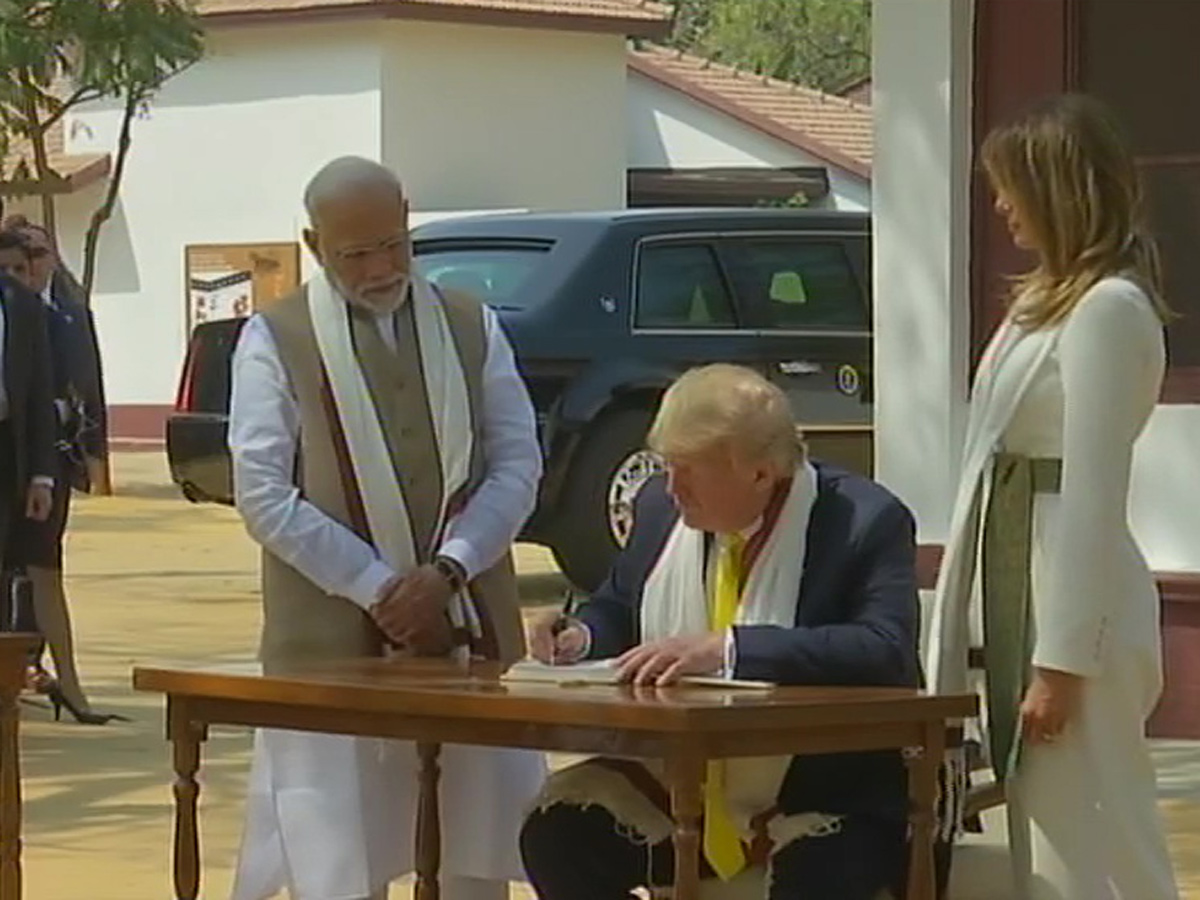 Donald Trump In India Visit - Sakshi6