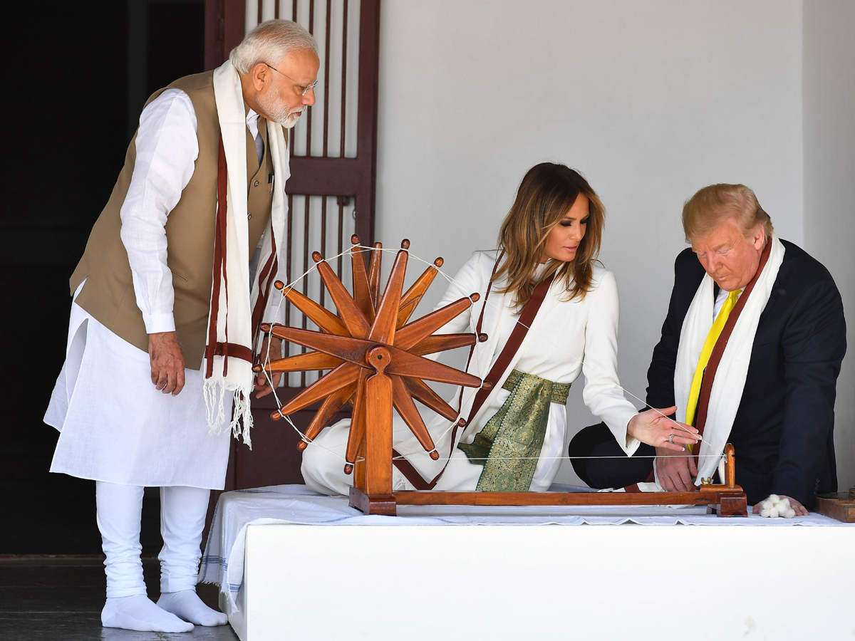 Donald Trump In India Visit - Sakshi17